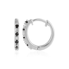 Orecchini in argento con Spinello Nero