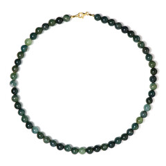 Collana in argento con Agata Muschiata