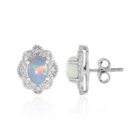 Orecchini in argento con Opale di Welo