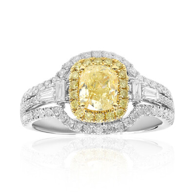 Anello in oro con Diamante Giallo SI2 (CIRARI)