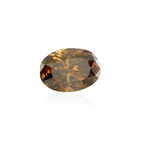 Gemma con Diamante Arancione SI 0.61 ct