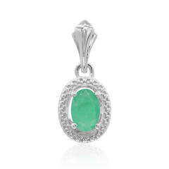 Ciondolo in argento con Smeraldo Zambia
