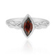 Anello in argento con Granato Mozambico