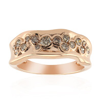 Anello in oro con Diamante Rose de France SI1 di Argyle