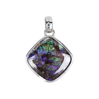 Ciondolo in argento con Ammolite