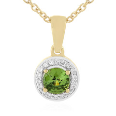 Collana in oro con Demantoide del Madagascar (AMAYANI)