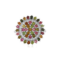 Anello in argento con Tormalina
