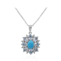 Collana in argento con Turchese Arizona