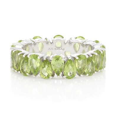 Anello in argento con Peridoto