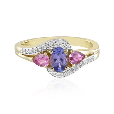 Anello in oro con Tanzanite