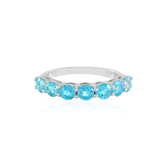 Anello in argento con Topazio Paraiba