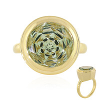 Anello in argento con Ametista Verde