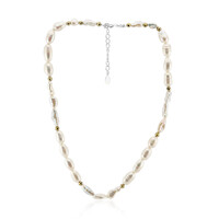 Collana in argento con Perla Keshi (TPC)