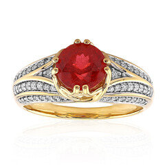 Anello in oro con Rodonite del Brasile (de Melo)