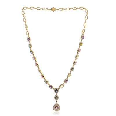 Collana in oro con Zaffiro Fancy (CIRARI)