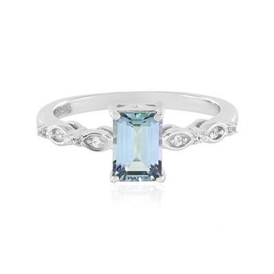 Anello in argento con Tanzanite (non riscaldata)