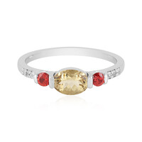 Anello in argento con Berillo Giallo