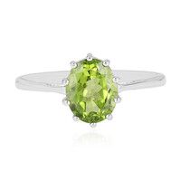 Anello in argento con Peridoto