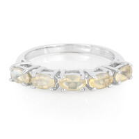 Anello in argento con Pietra del Sole Lunare