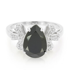 Anello in argento con Spinello Nero
