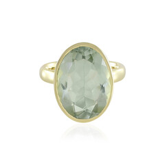 Anello in argento con Ametista Verde