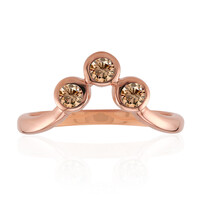 Anello in oro con Diamante Rose de France SI1 di Argyle