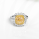 Anello in oro con Diamante Giallo SI2 (CIRARI)