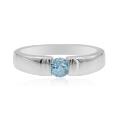 Anello in argento con Topazio Blu Cielo