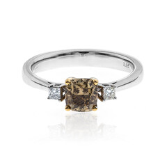 Anello in oro con Diamante Cioccolato SI (CIRARI)