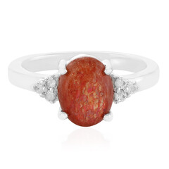 Anello in argento con Pietra del Sole