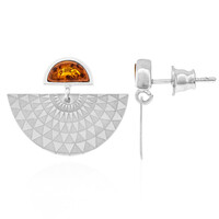 Orecchini in argento con Ambra Baltica