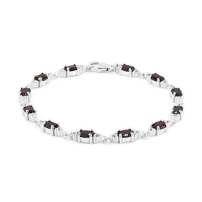 Bracciale in argento con Granato