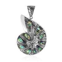 Ciondolo in argento con Conchiglia Abalone (Art of Nature)