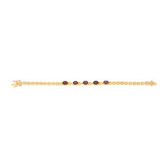 Bracciale in argento con Granato Rosso