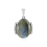 Ciondolo in argento con Labradorite