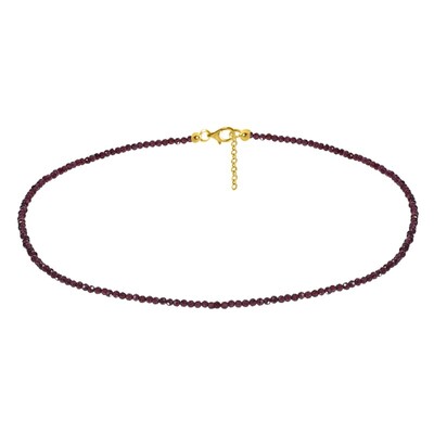 Collana in argento con Granato d’India