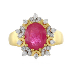 Anello in argento con Zaffiro Rosa del Madagascar