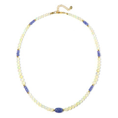 Collana in argento con Tanzanite