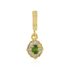 Ciondolo in argento con Zircone Ceylon Verde