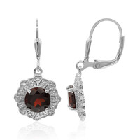 Orecchini in argento con Granato