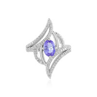 Anello in argento con Tanzanite