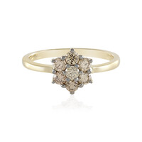 Anello in oro con Diamante Champagne SI2