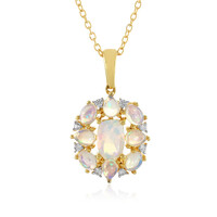 Collana in argento con Opale di Welo