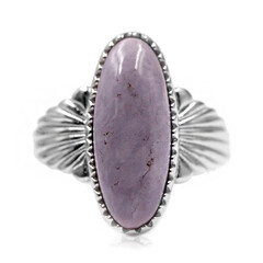 Anello in argento con Fluorite opalizzata