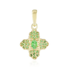 Ciondolo in argento con Tsavorite