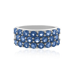Anello in argento con Zaffiro Blu