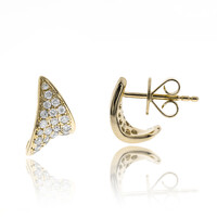 Orecchini in oro con Diamante I1 (H) (CIRARI)