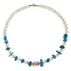 Collana in argento con Perla di Acqua Dolce