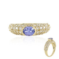 Anello in oro con Tanzanite