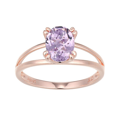 Anello in argento con Ametista Rose de France